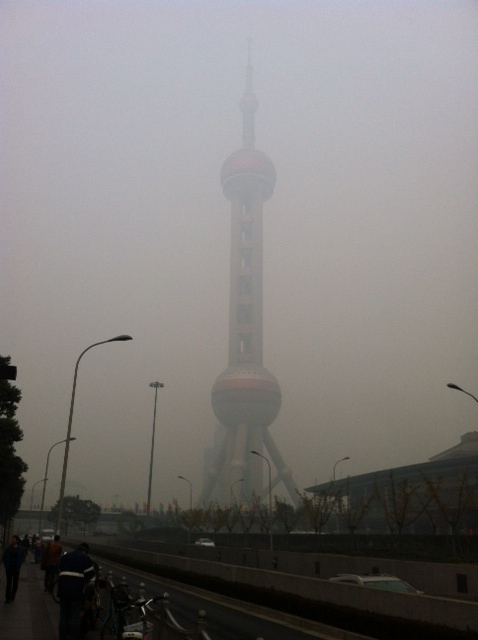 shanghai_smog 上海的空气污染太严重