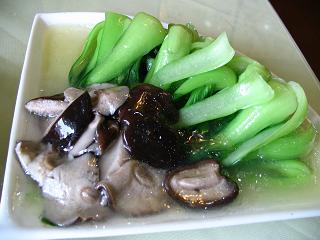 One of my favorite vegtable dishes - Sauteed Bok Choy with mushrooms