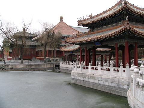 Inside the compound used by the emperor near Houhai Park