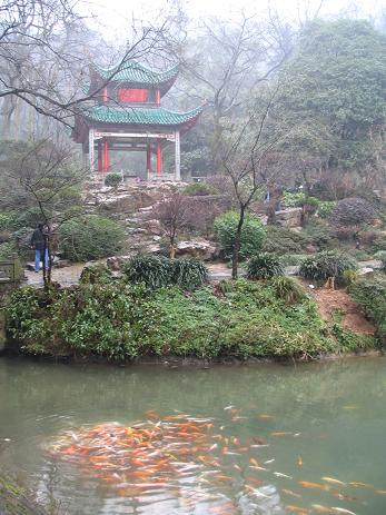 Pavilion at Yue Lu Shan Park